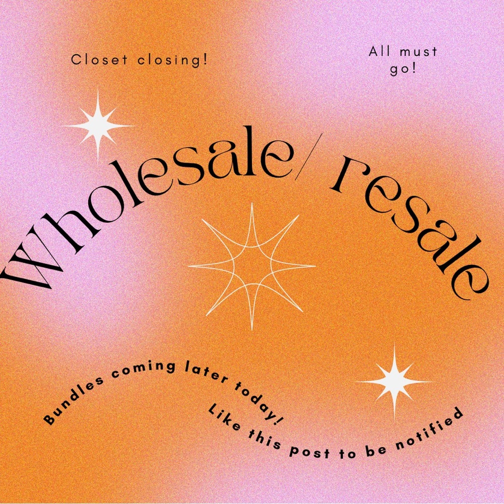 Wholesale / Resale bundles coming later today! Like to be notified